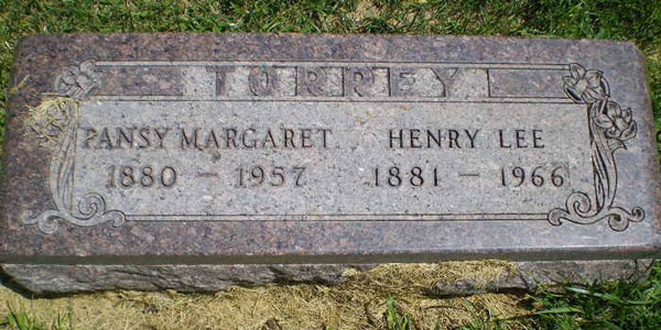 Headstone of Pansy Margaret Torrey (n&eacute;e Willett) 1880 - 1957