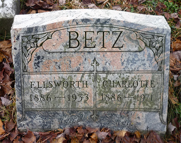Charlotte Betz (n&eacute;e Johns) 1886 - 1971